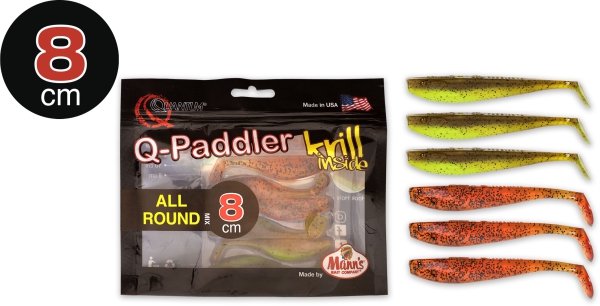 QUANTUM Q-Paddler Krill inside 10 cm - Power Packs Allround Mix Krill 5Stück